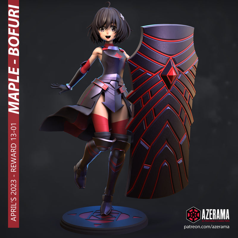 Maple | Pin-Up Statue Fan Art Miniature Unpainted | Azerama