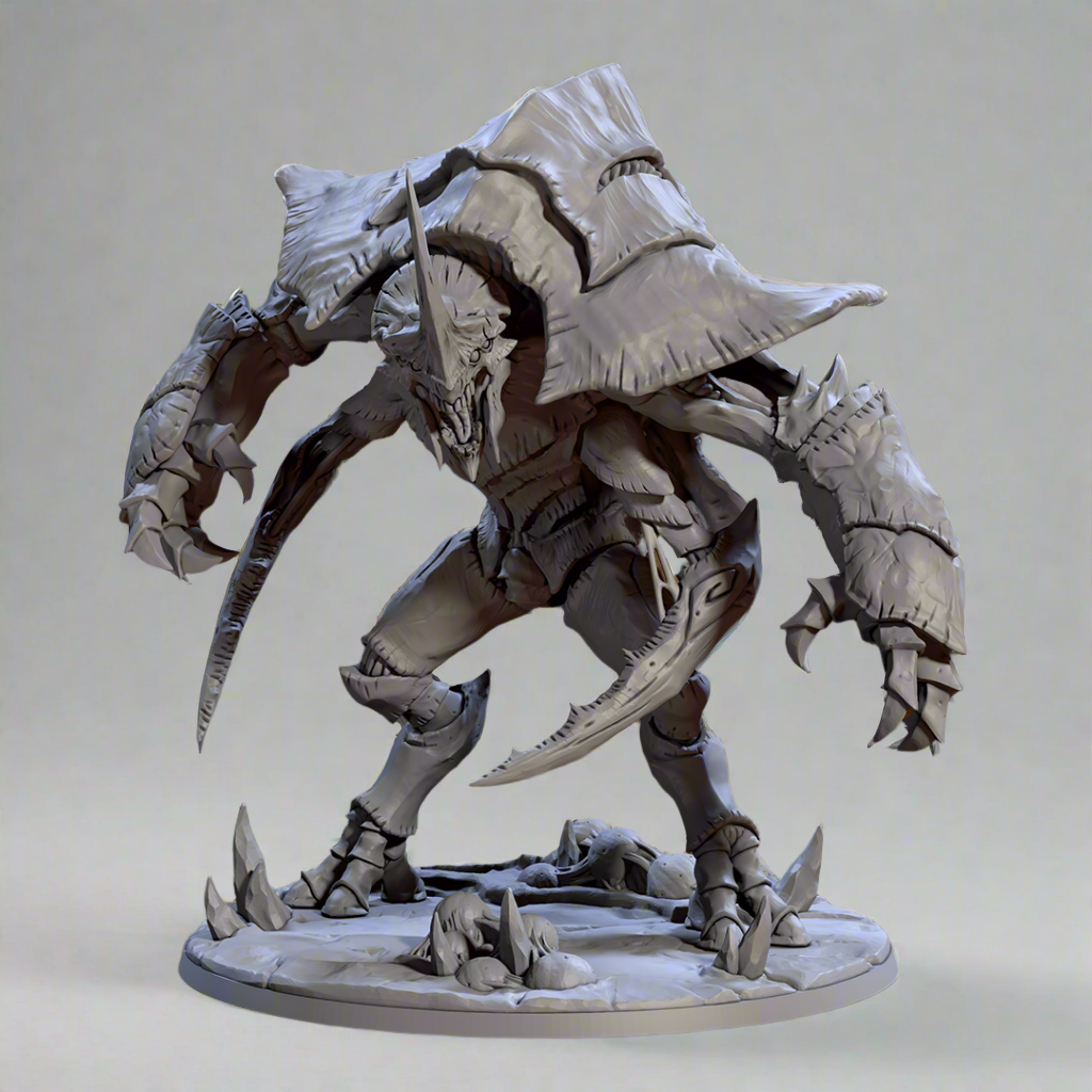 Ashurak Avid Zeek King, 28/32mm resin fantasy miniature, unpainted