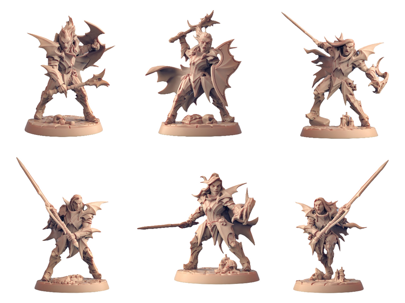 Bloodhunt Vampire Knight Miniatures | The Bloodhunt | Fantasy D&D Miniature | Artisan Guild