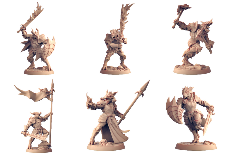 Dragonguard Knight Miniatures | The Dragonguard | Artisan Guild