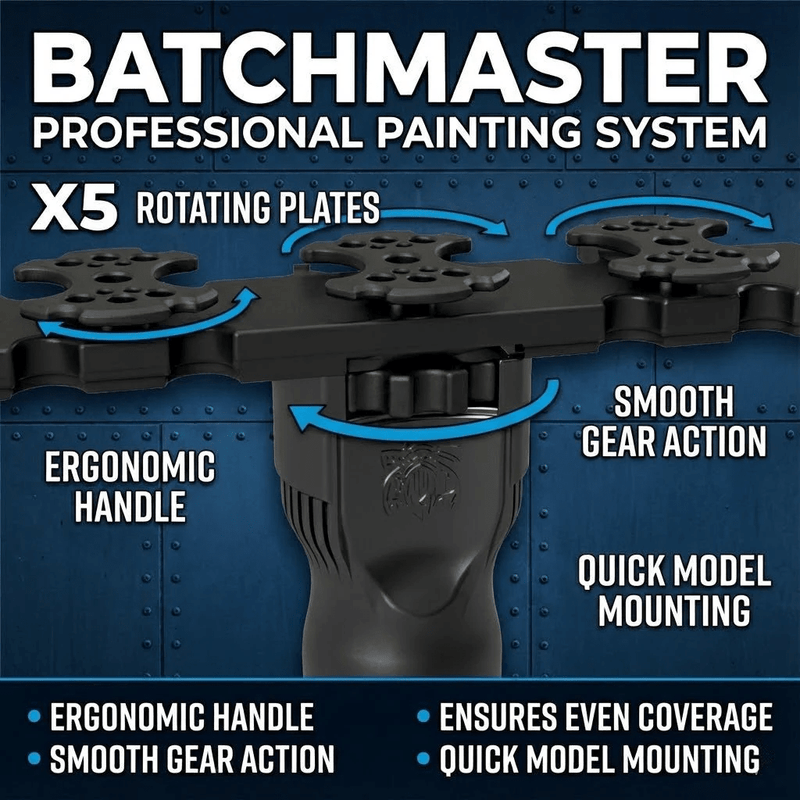 BATCHMASTER™ V2 - 360* Rotating Spray Stick Paint Handle