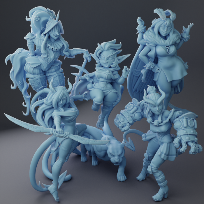 Re-forged Adventurer 2 Miniatures | Fantasy Miniature | Twin Goddess Miniatures