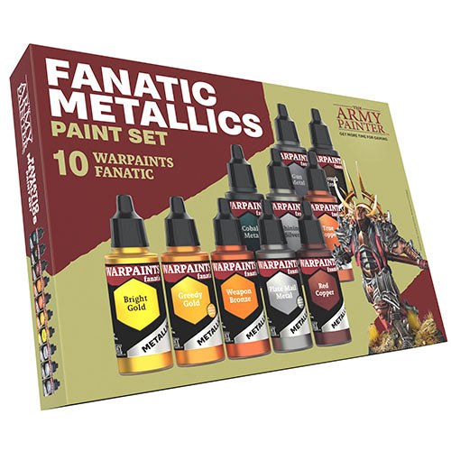 Warpaints Fanatic Metallics Paint Set | The Army Painter