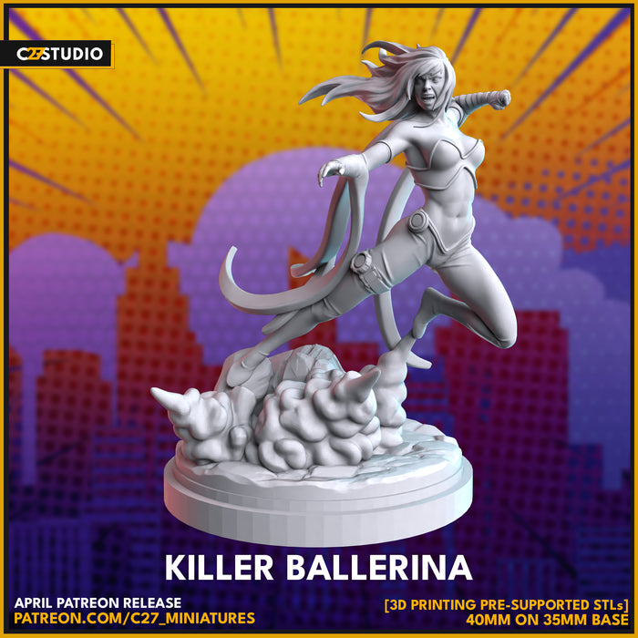 Killer Ballerina | Heroes | Sci-Fi Miniature | C27 Studio