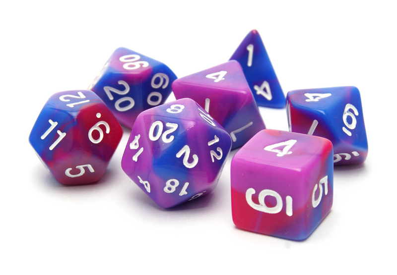 Blend Dice | Purple Blue & Red