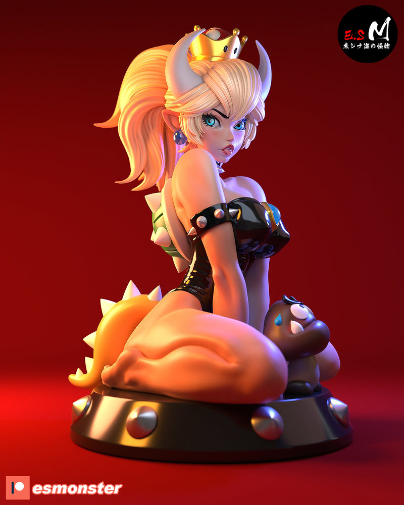 Bowsette | Fan Art Statue Scale Model Kit Unpainted | E.S Monster