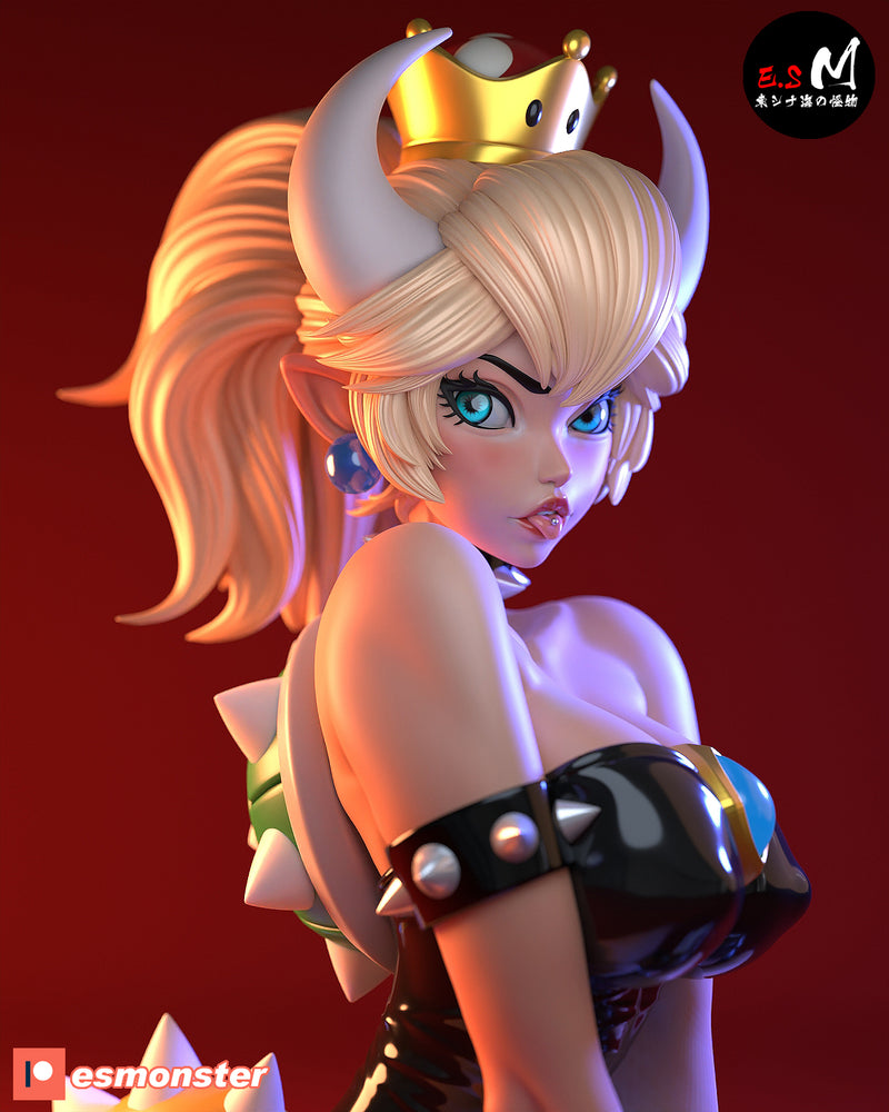 Bowsette | Fan Art Statue Scale Model Kit Unpainted | E.S Monster