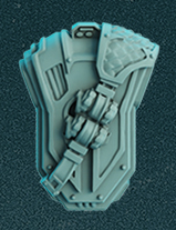 Space Warrior Back Pack B | Scylla Legion | DakkaDakka | Sci-Fi Grimdark Custom Bitz Wargaming Miniatures 28mm 32mm