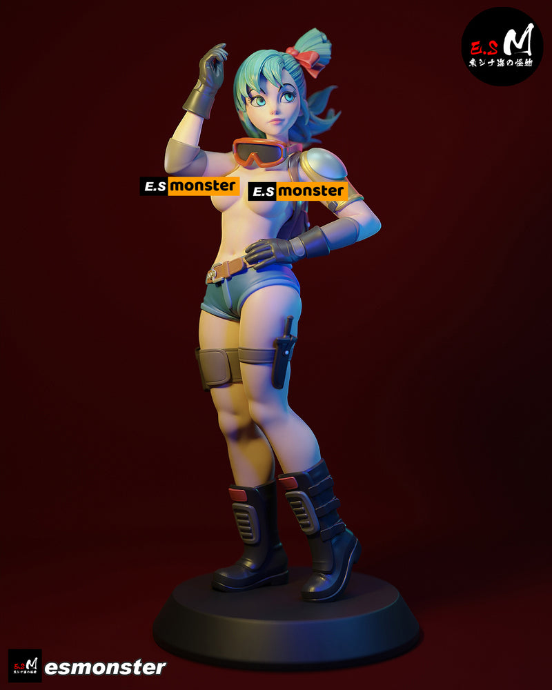 Bulma | Fan Art Statue Scale Model Kit Unpainted | E.S Monster