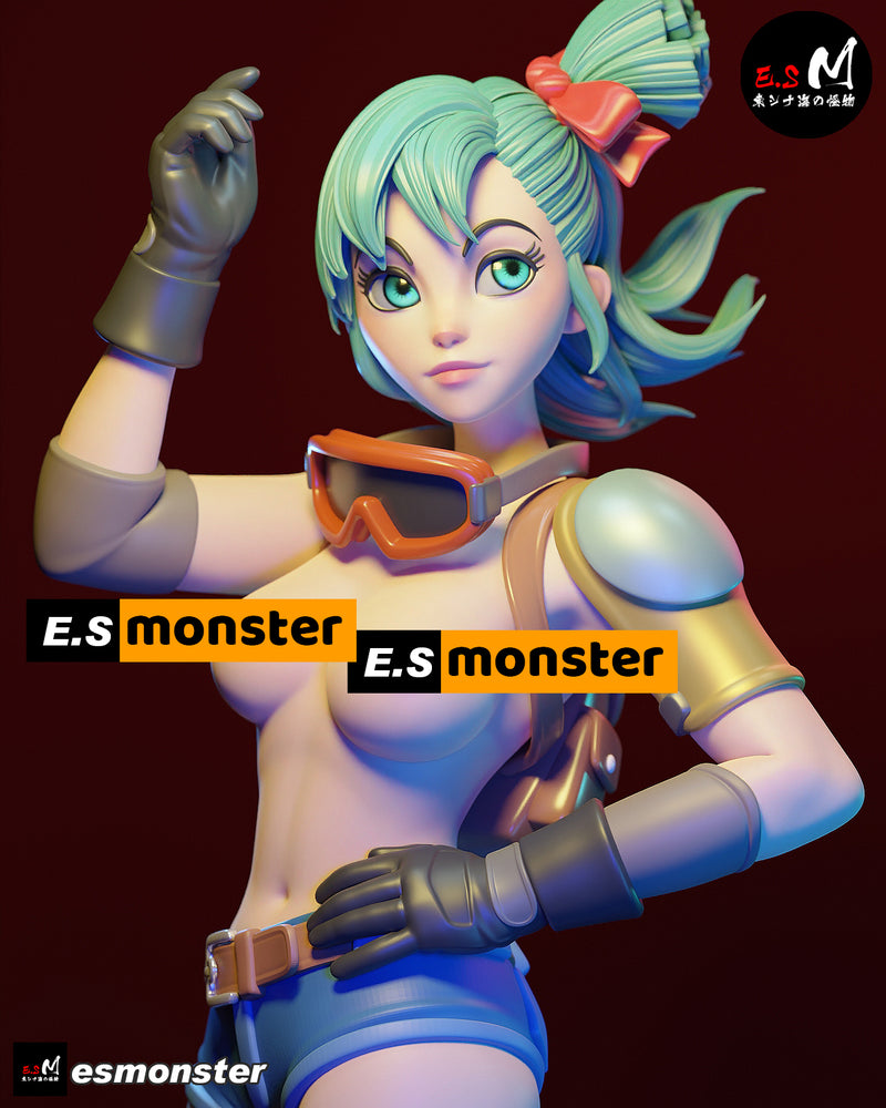 Bulma | Fan Art Statue Scale Model Kit Unpainted | E.S Monster