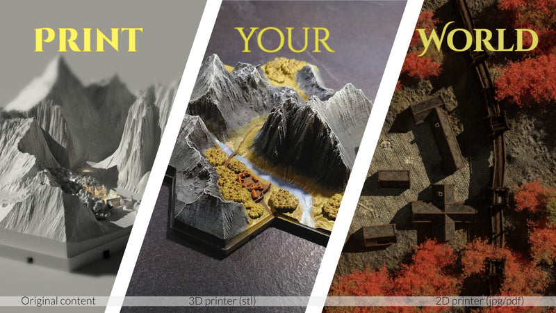 Hex Grid Planner | Segone Hex Map Tiles | Stressed Racoon