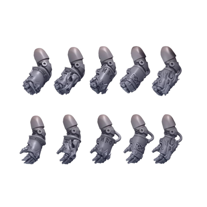 Fists Primal Hounds Conversion Bits For 28mm 32mm Sci-fi Space Knights