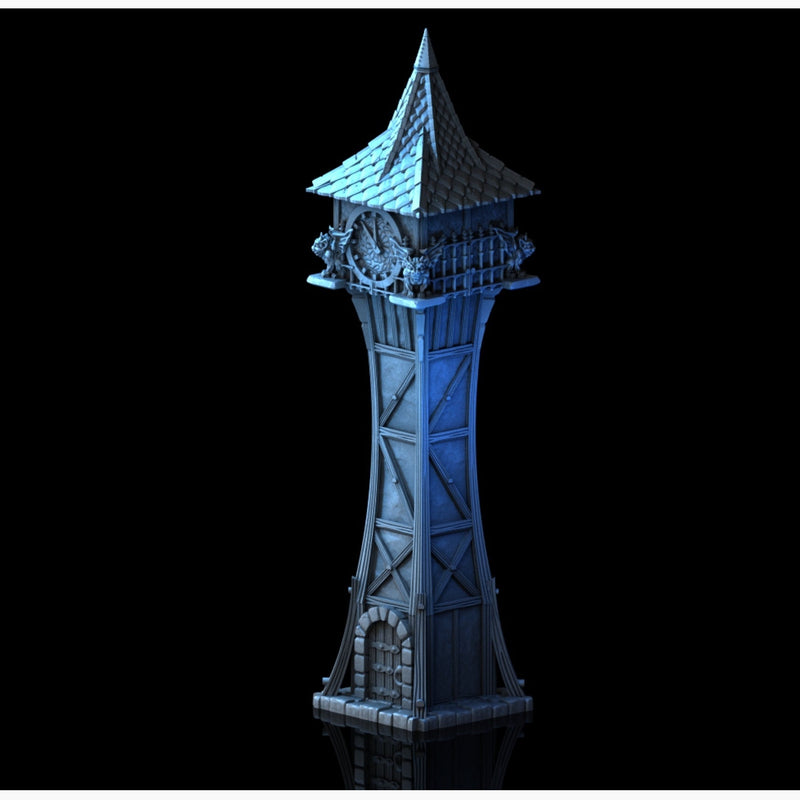 Clock Tower - 28mm Tabletop Terrain