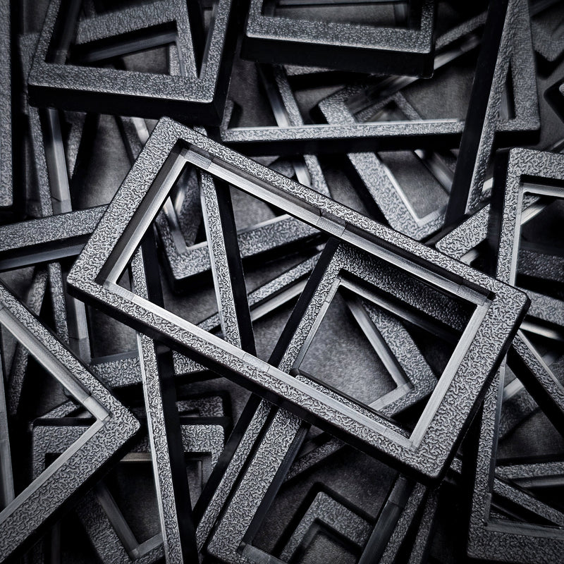 50x24mm to 60x30mm Rectangle Bases Converters ABS Plastic