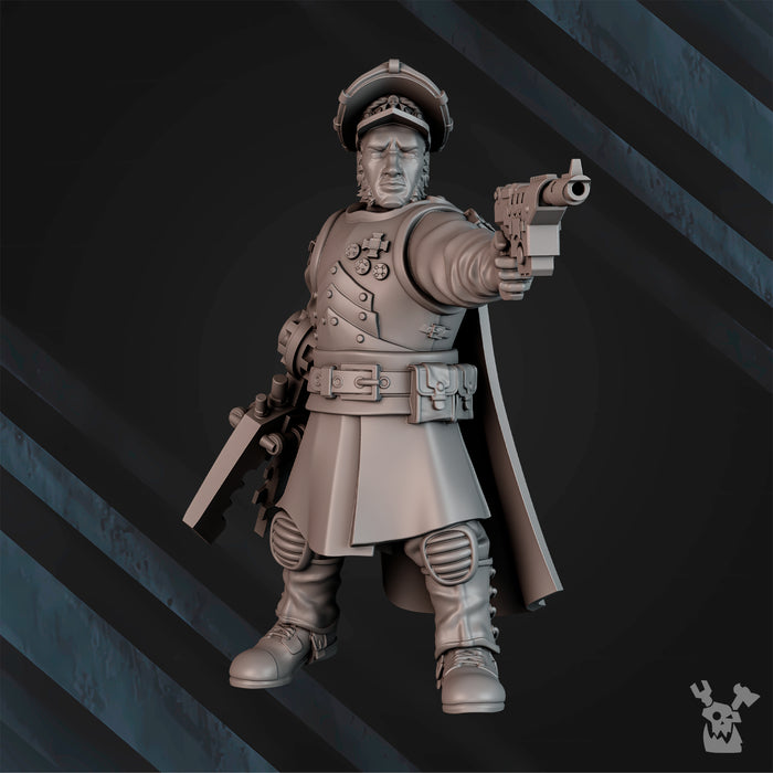 Commissar Hans von Seeckt | Imperial Soldiers | Grimdark Miniature | DakkaDakka