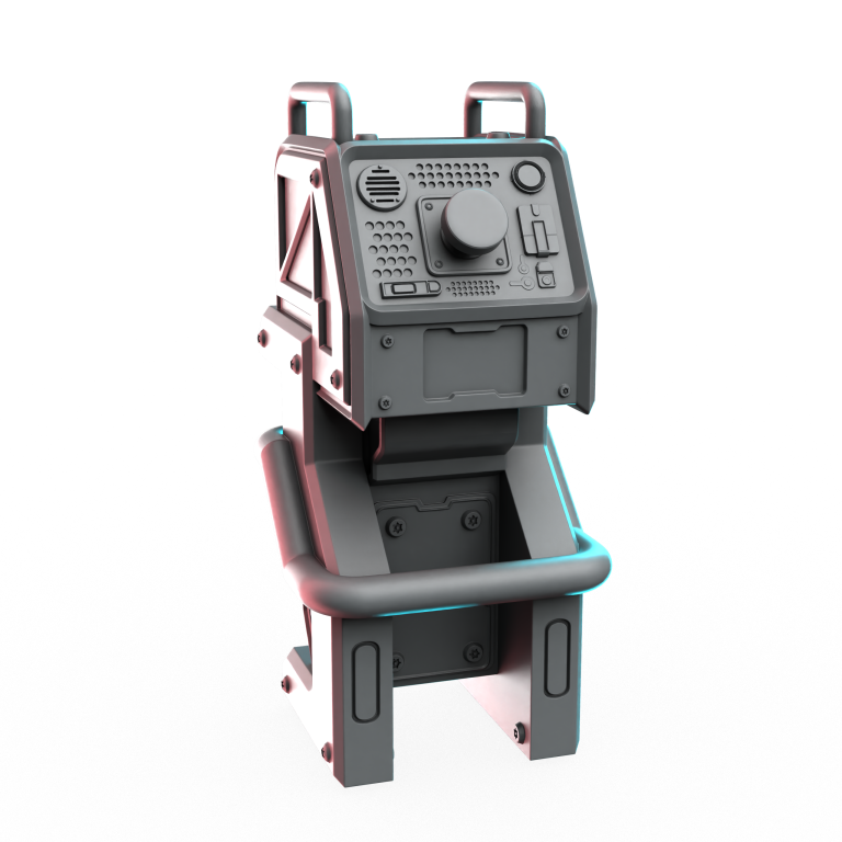 Computer Button | Terrain | Sci-Fi Miniature | C27 Studio