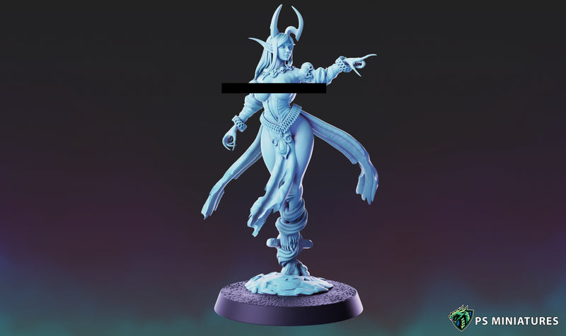 Cursed Elf Banshee Miniatures | Fantasy Miniature | PS Miniatures