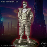 Dave | Cyber Edge Mercenaries Miniatures | Sci-Fi Pin-Up | Gaz Minis TabletopXtra