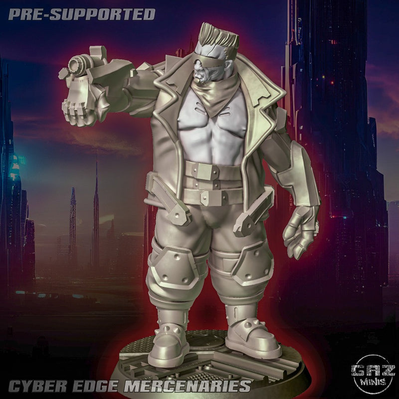 Mane | Cyber Edge Mercenaries Miniatures | Sci-Fi Pin-Up | Gaz Minis TabletopXtra