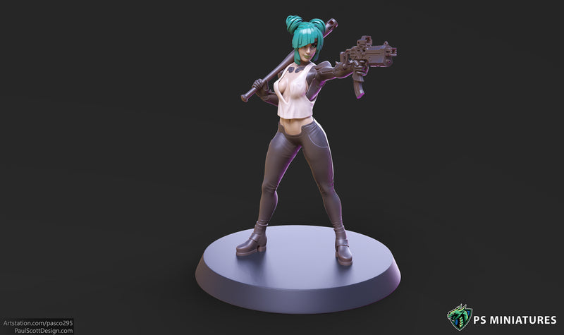 Scrapper Miniatures | Cyberpunk Scrappers | PS Miniatures