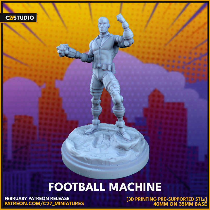 Football Machine | Heroes | Sci-Fi Miniature | C27 Studio