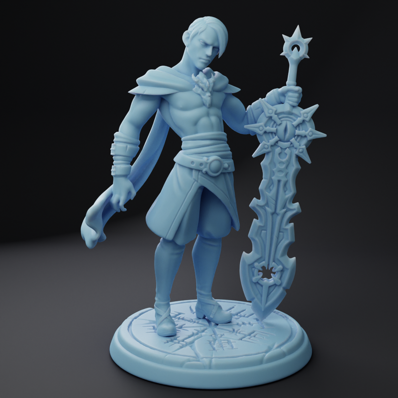 Norben the Darkblade | Oaken Hollow Heroes Vol 2 | Fantasy Miniature | Twin Goddess Miniatures