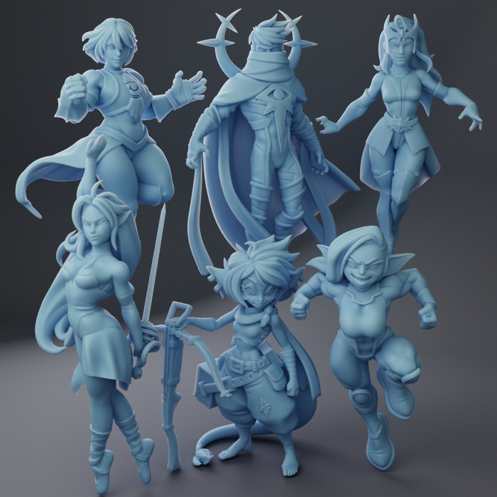 Super Hero Miniatures | Fantasy Miniature | Twin Goddess Miniatures