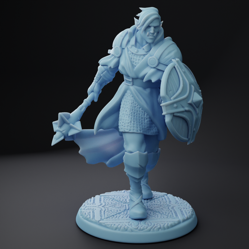 Denthir the Orc Cleric A | Oaken Hollow Heroes Vol 2 | Fantasy Miniature | Twin Goddess Miniatures