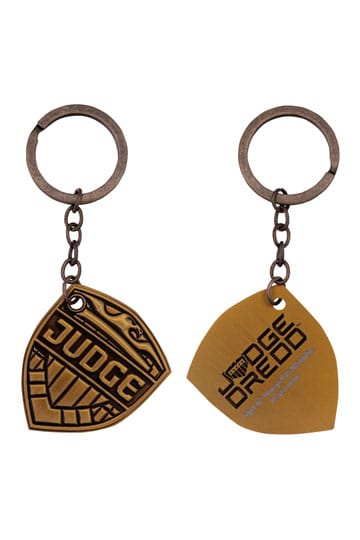 2000 AD Keychain Judge Dredd Badge Limited Edition