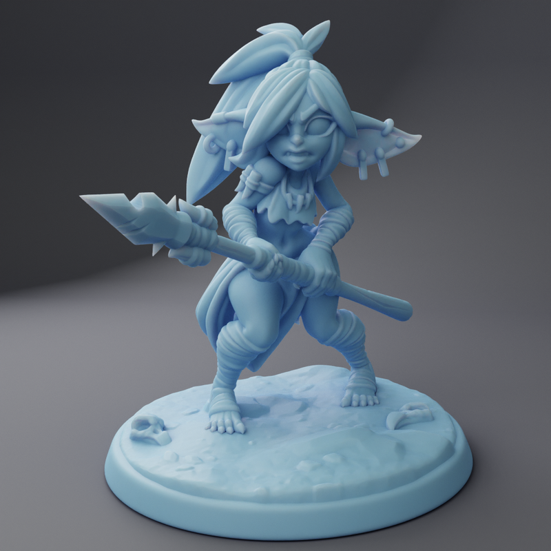 Lvl.1 Goblin | Goblin Group Vol 2 | Twin Goddess Miniatures
