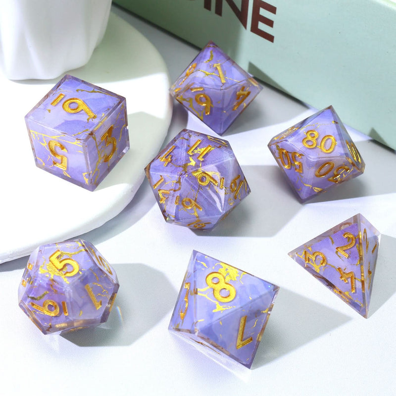 Lunari Whisper | Art Core Dice | 7 Piece Set