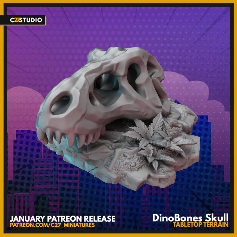 Dino Skull | Terrain | C27 Studio | Terrain | C27 Studio