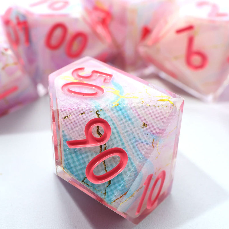 Lunaris Drift | Art Core Dice | 7 Piece Set