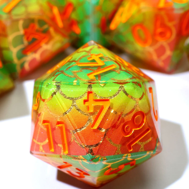 Serpentflare | Art Core Dice | 7 Piece Set