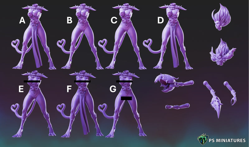 Demons of Excess Miniatures | Fantasy Miniature | PS Miniatures