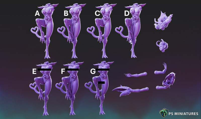 Demons of Excess Miniatures | Fantasy Miniature | PS Miniatures