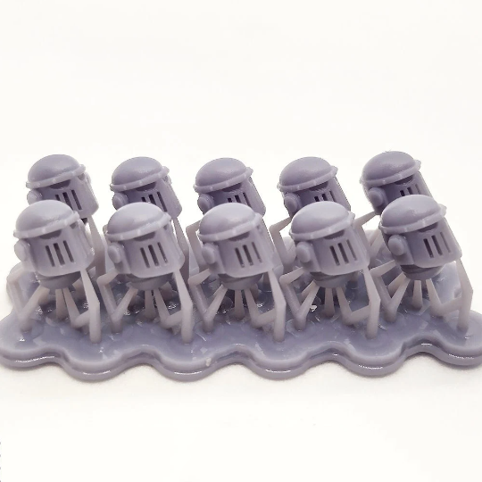 10x Space Warrior Helmets | MKIII Ver B | Sci-Fi Grimdark Custom Bitz Wargaming Miniatures 28mm 32mm