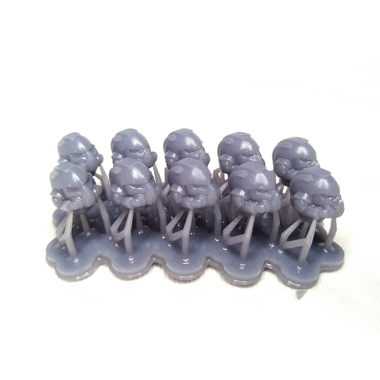 10x Space Warrior Helmets | Suppression | Sci-Fi Grimdark Custom Bitz Wargaming Miniatures 28mm 32mm