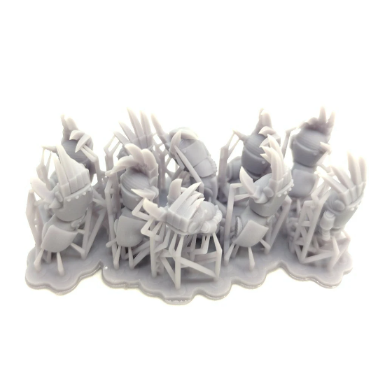 5x Space Warrior Claw Pairs | Lightning | Sci-Fi Grimdark Custom Bitz Wargaming Miniatures 28mm 32mm