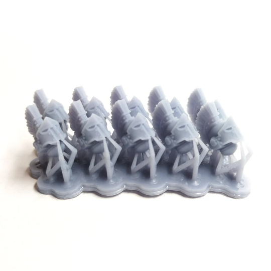 10x Space Warrior Helmets | Spartan Plume | Sci-Fi Grimdark Custom Bitz Wargaming Miniatures 28mm 32mm