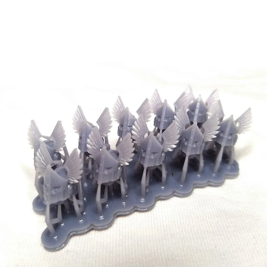 10x Space Warrior Helmets | Praetor Angel | Sci-Fi Grimdark Custom Bitz Wargaming Miniatures 28mm 32mm