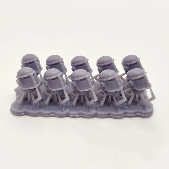 10x Space Warrior Helmets | MKIII Ver C | Sci-Fi Grimdark Custom Bitz Wargaming Miniatures 28mm 32mm