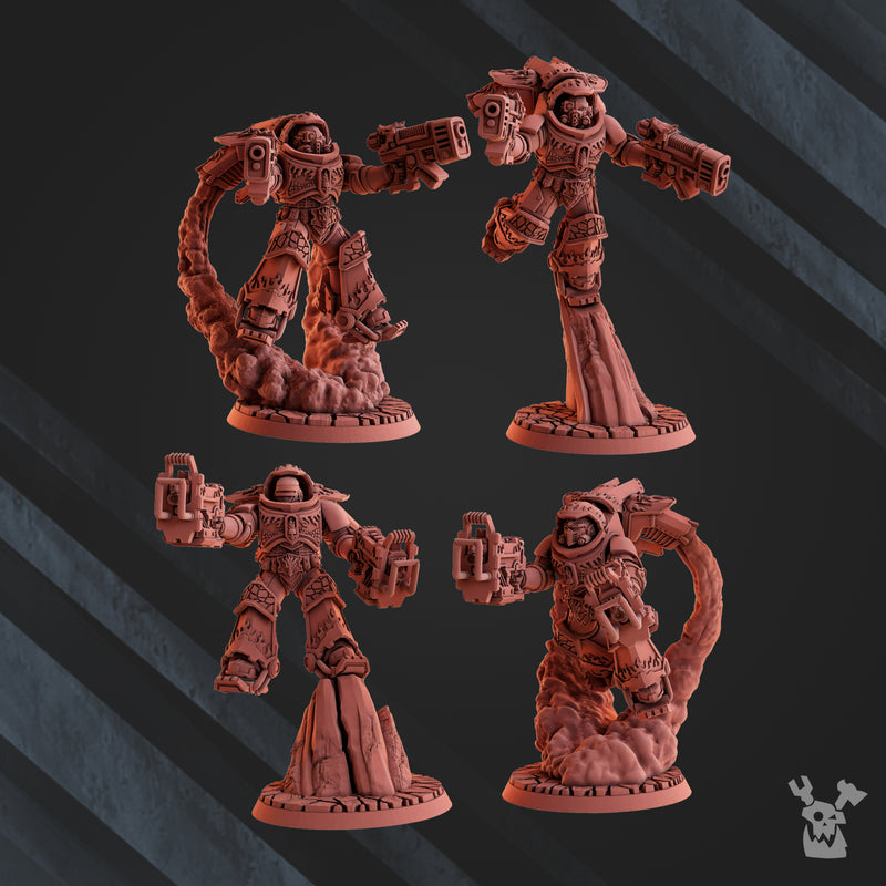 Dragon Armor Jetpack Warriors | Fire Lizards | DakkaDakka