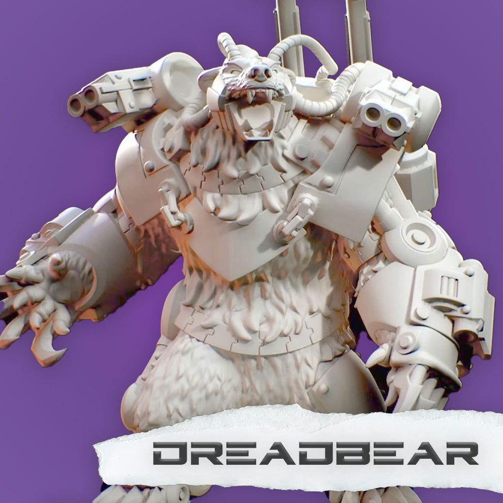 Dread Bear | Space Bears | Grimdark Miniature | Tabletop Time ...