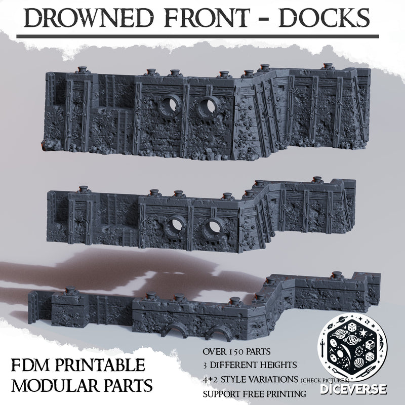 Drowned Front Docks | Trench Grimdark | Diceverse