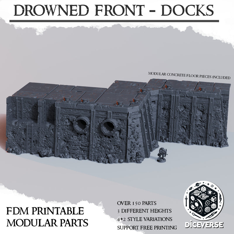 Drowned Front Docks | Trench Grimdark | Diceverse