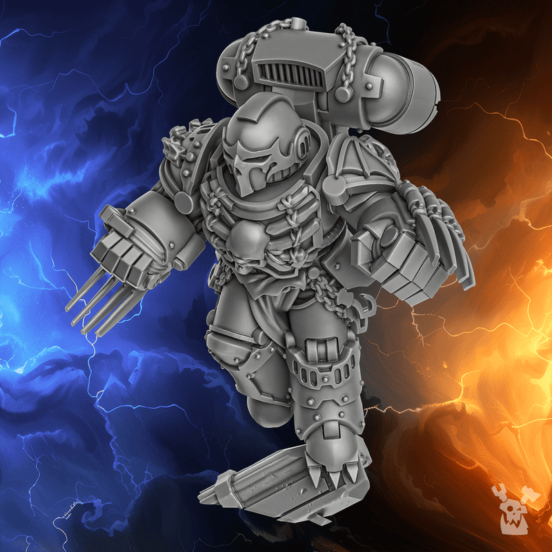 Jump Captain | Noctis Horrors | DakkaDakka | Sci-Fi Grimdark Wargaming Miniature 28mm 32mm