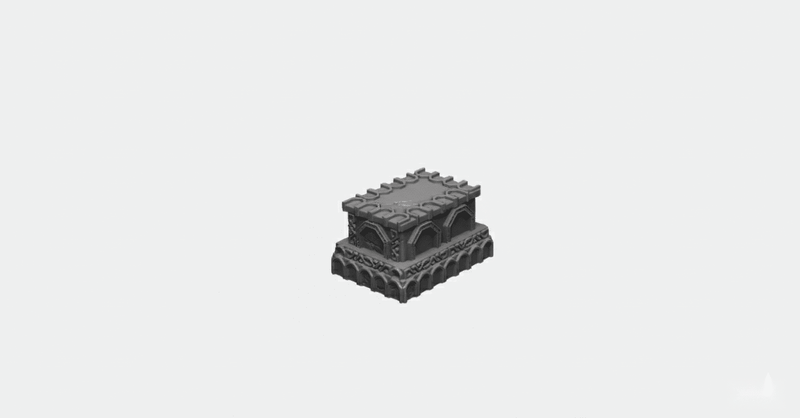 Dwarven Sarcophagus - 28mm DND/Wargame/RPG Terrain