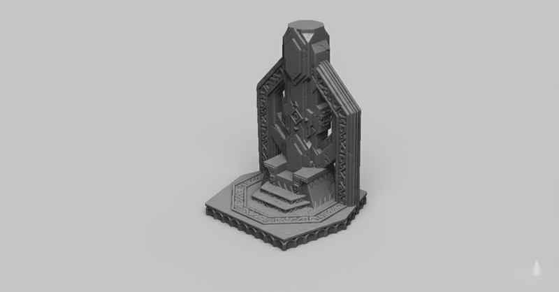 Dwarven Throne 28mm DND Scatter Terrain Set B | Tabletop Wargaming Scenery for Warhammer & RPG | 3D Printed