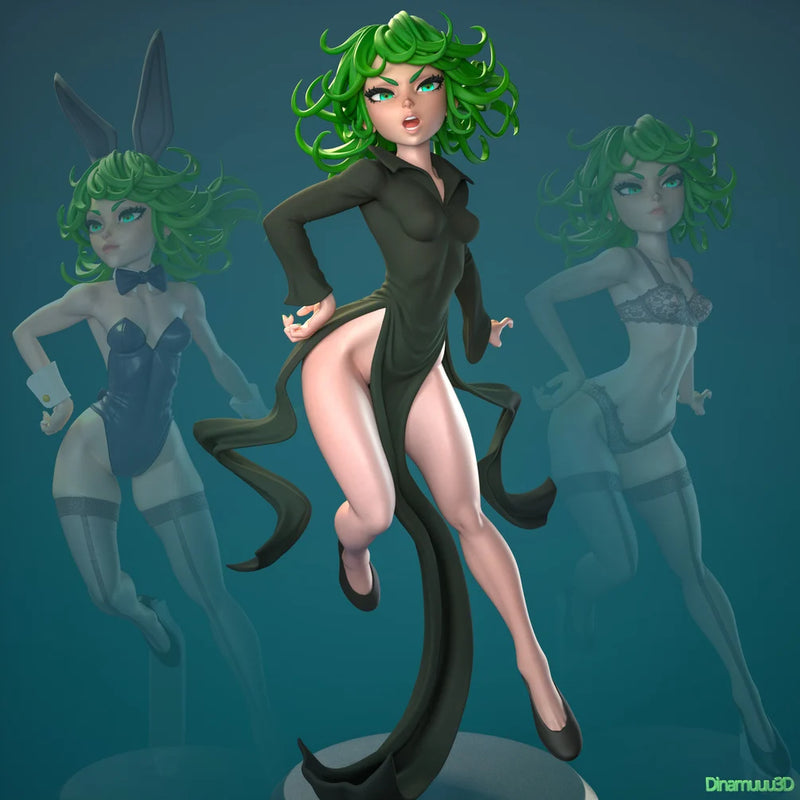 Esper | Pin-Up Statue Fan Art Miniature Unpainted | Dinamuu3D